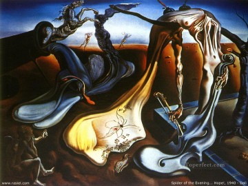 Abstracto famoso Painting - Araña de la tarde Esperanza Surrealismo